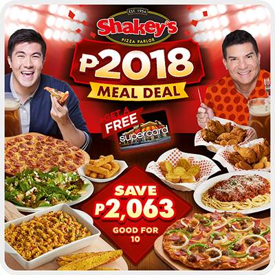 Shakey's Php2018 Meal Deal