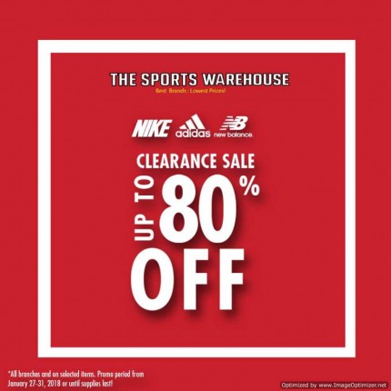 The Sports Warehouse Clearance Sale