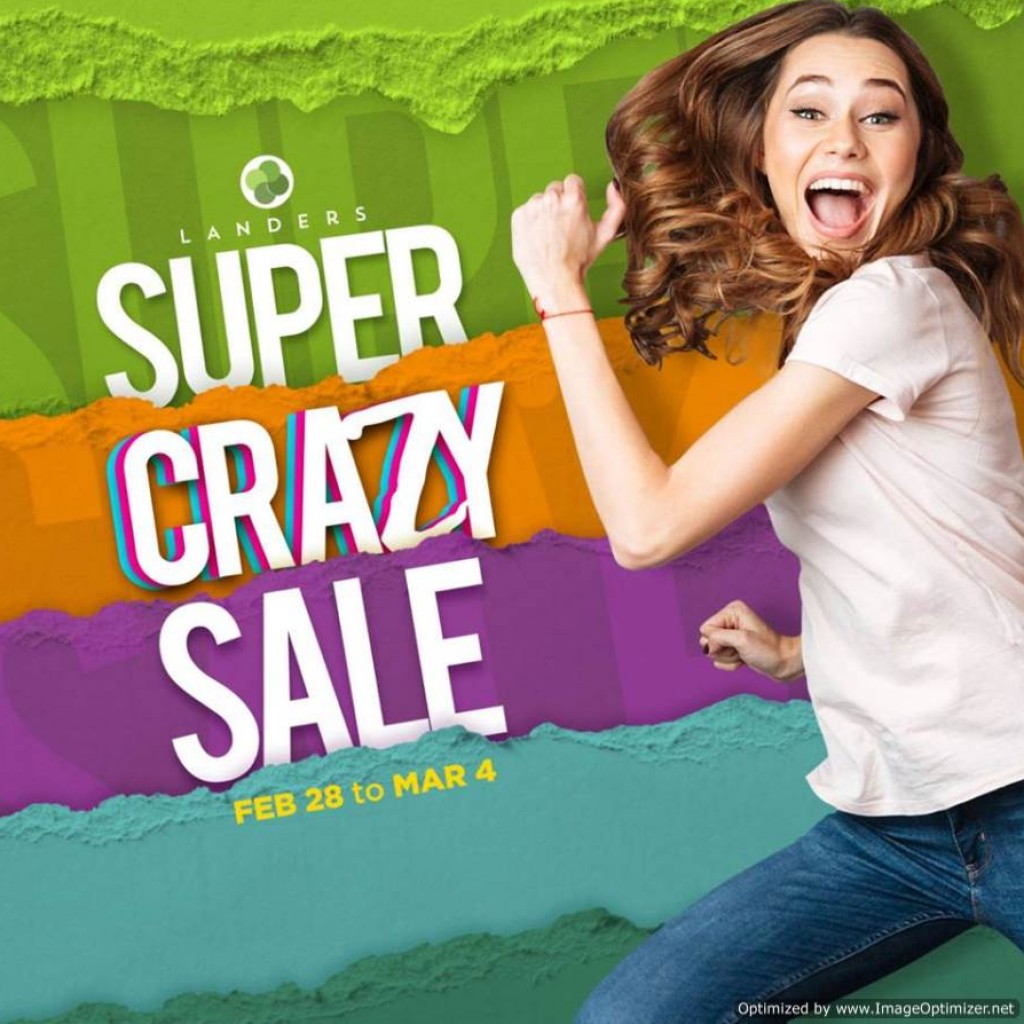 Huge Discounts, Buy 1 Get 1, SurPRICES and more at Landers Super Crazy Sale - Feb 28 to Mar 04, 2018 Landers Super Crazy Sale