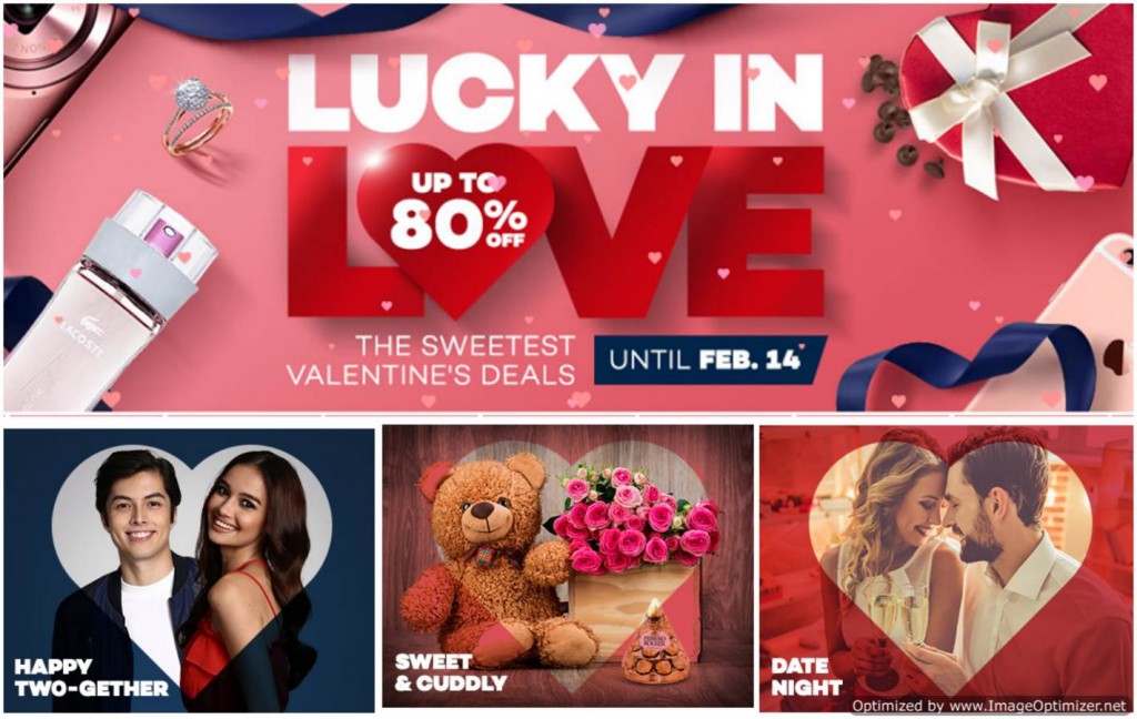 Lazada's Valentines Sale - Gifts Deals and Ideas Up to 80% OFF from Feb. 12-14, 2018 Lazada's Valentines Sale