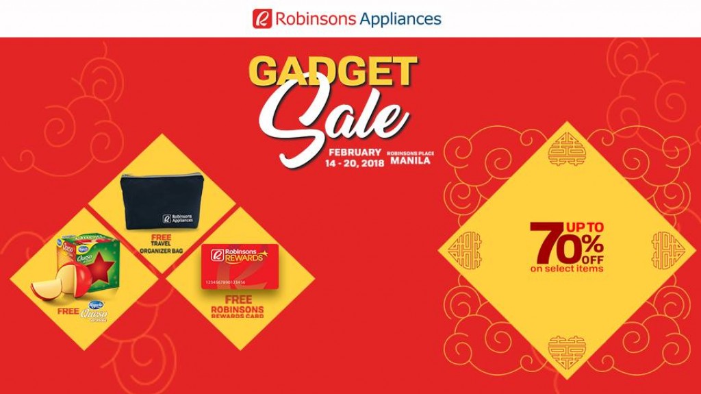 Robinsons Appliances Gadget Sale Up to 70% OFF until Feb. 20, 2018 Robinsons Appliances Gadget Sale