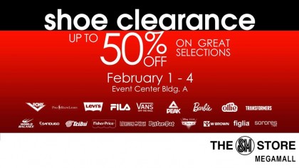 Score Up to 50% OFF on Great Selections at SM Megamall Shoe Clearance ...