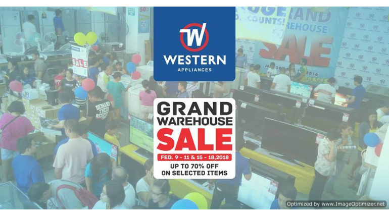Western Appliances Grand Warehouse Sale
