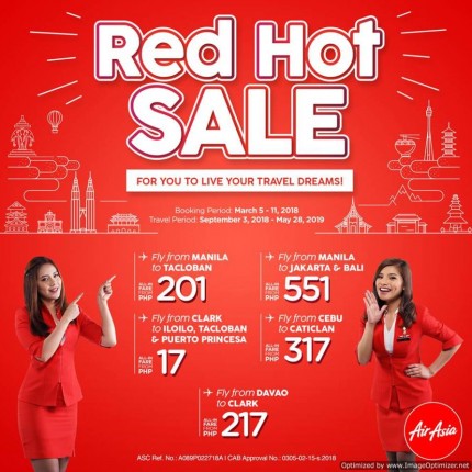Air Asia’s Red Hot Sale