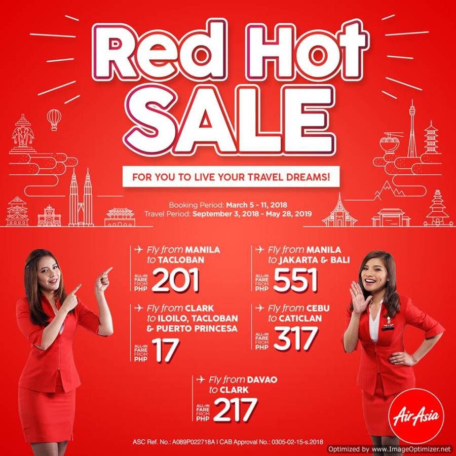 Air Asia’s Red Hot Sale
