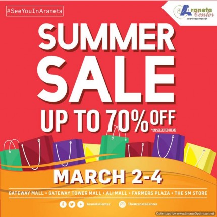 Araneta Center's Summer Sale