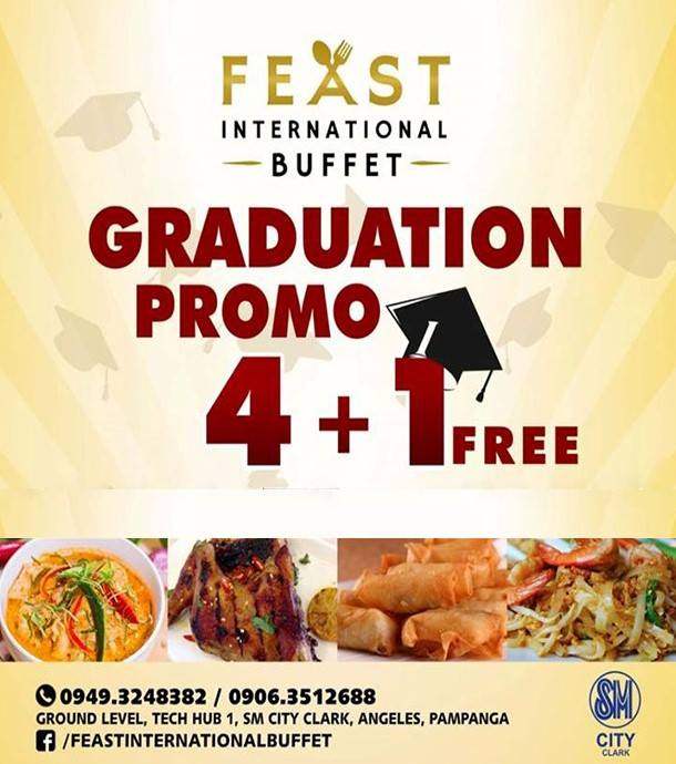 Buffet and Dining Treats for 2018 Graduates
