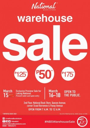 National Book Store Warehouse Sale