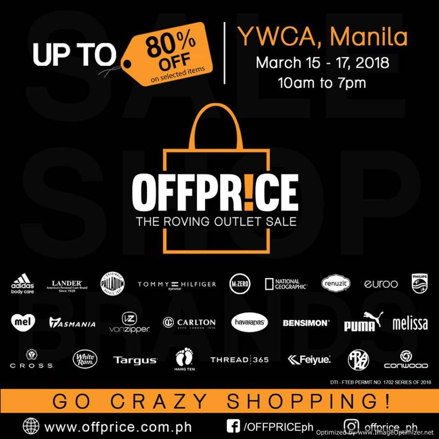 The OFFPrice Roving Outlet Sale in YWCA Manila