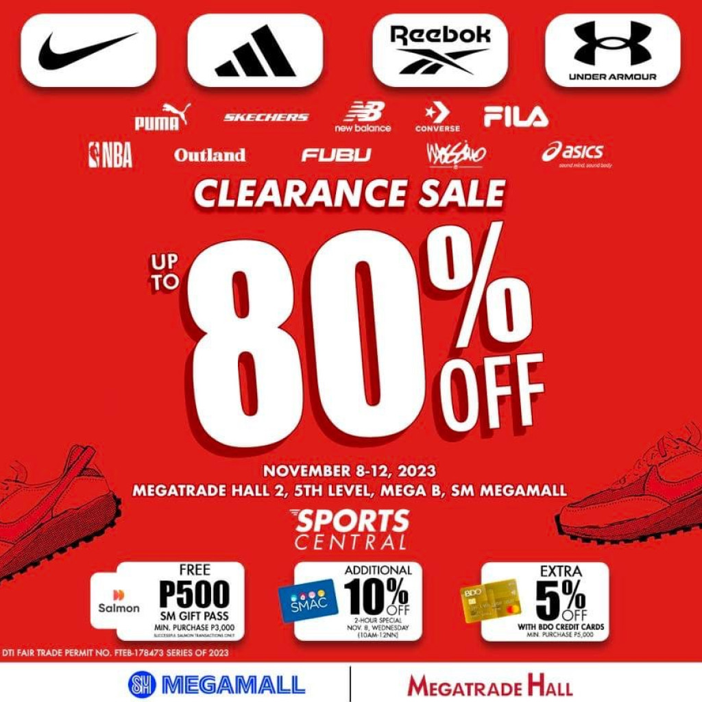 Sports Central Clearance Sale 2023- Huge Discount up to 80% On Nike, Adidas, Converse, ASICS and More! Sports Central Clearance Sale 2023
