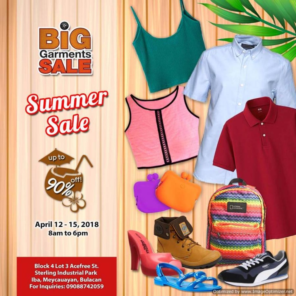 Save up to 90% OFF at BGS Summer Sale from April 12-15, 2018 BGS Summer Sale