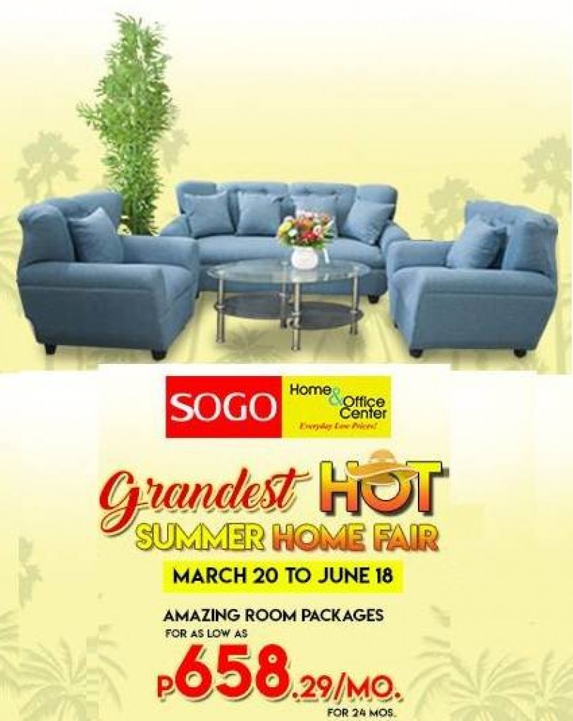 SOGO Home & Office Center Grandest Hot Summer Home Fair until June 18, 2018 Grandest Hot Summer Home Fair