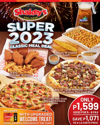 Shakey's Super 2023 Classic Meal Deal