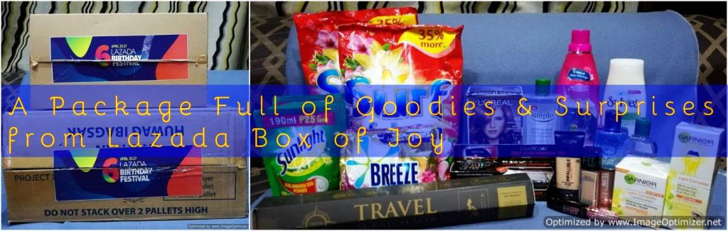 LOOK!!! A Package Full of Goodies & Surprises from Lazada Box of Joy - a Proud Kuripot Review Lazada Banner Optimized 1024x326