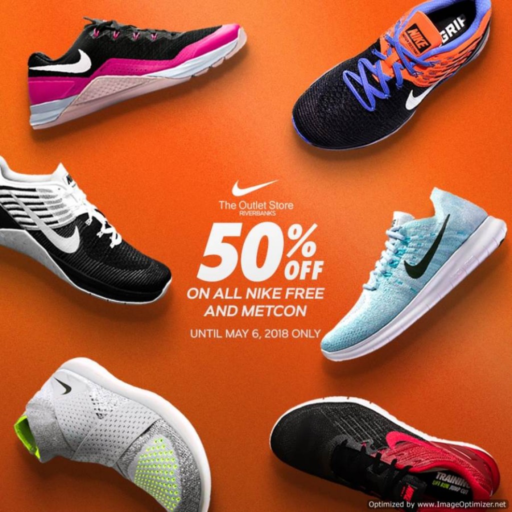 50% OFF on ALL Nike Free and Metcon at The Outlet Store Riverbanks ...