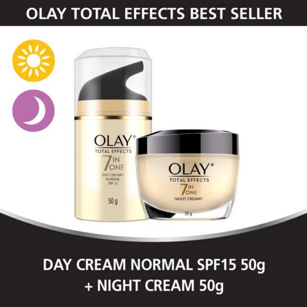 Lazada Best-Seller - Save 37% on Olay Total Effects Glow All Day & Night Set Olay Total Effects