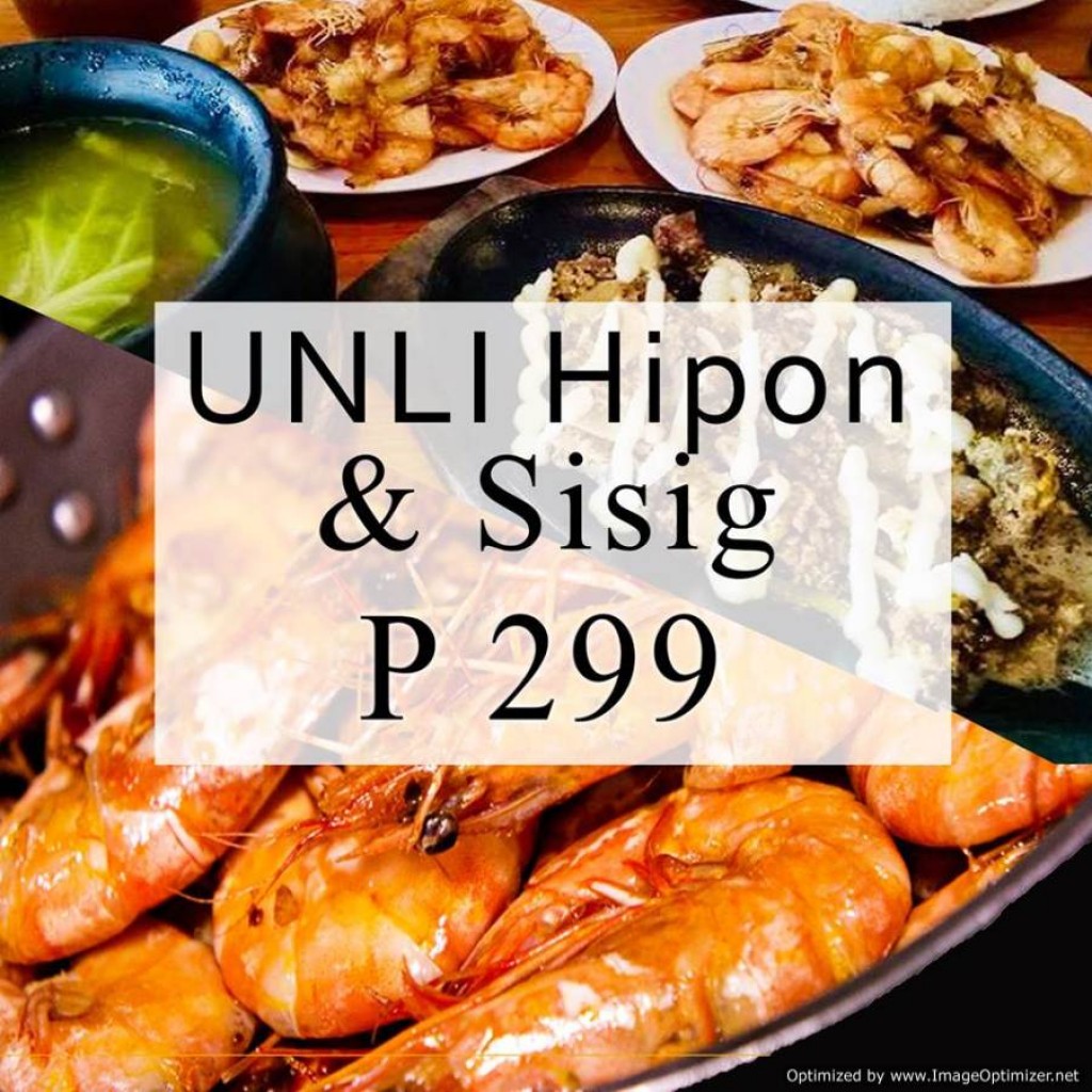 UNLI Hipon and Sisig for only Php299 at Bulalord Manila Bulalord Manila