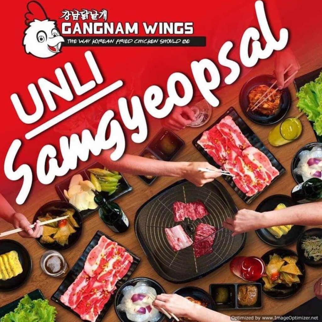 Gangnam Wings' Unlimited Samgyeopsal