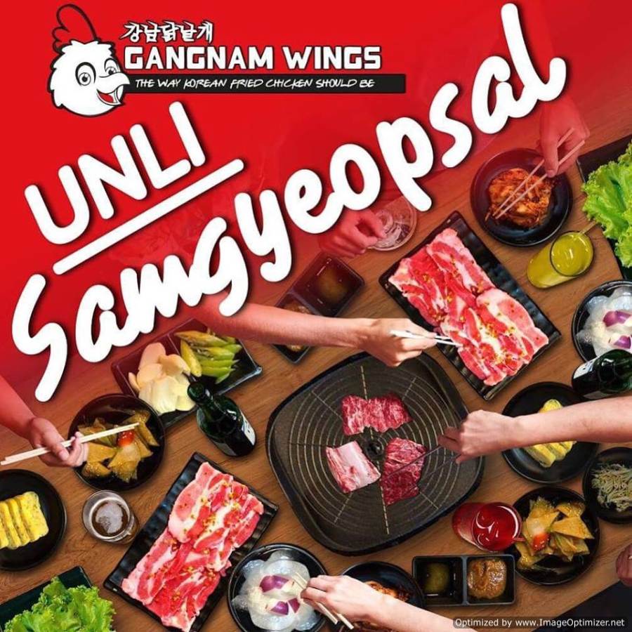 Gangnam Wings' Unlimited Samgyeopsal