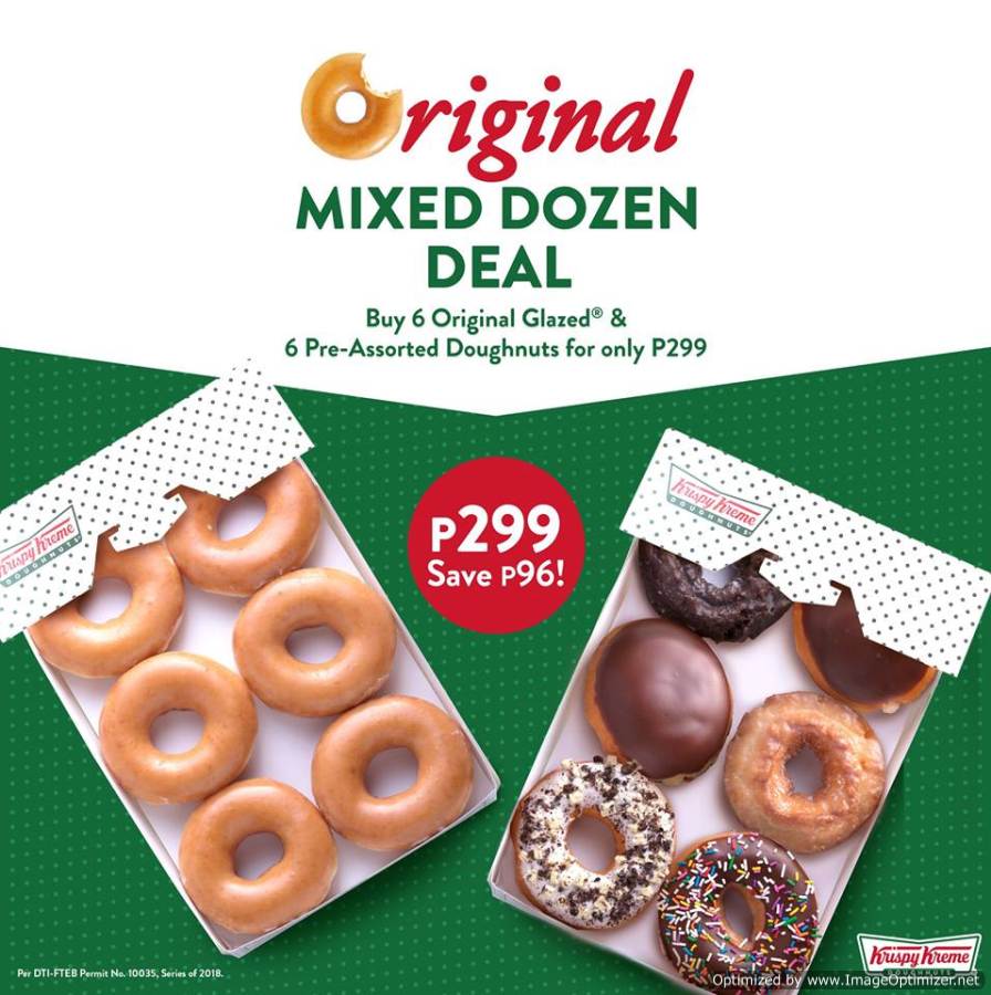 Krispy Kreme's Original Mixed Dozen Deal