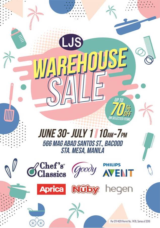 LJS Warehouse Sale 2018