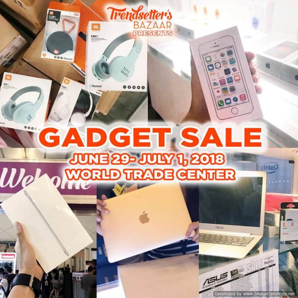 Trendsetter's Bazaar Gadget District Sale until July 1, 2018 ONLY Gadget District Sale
