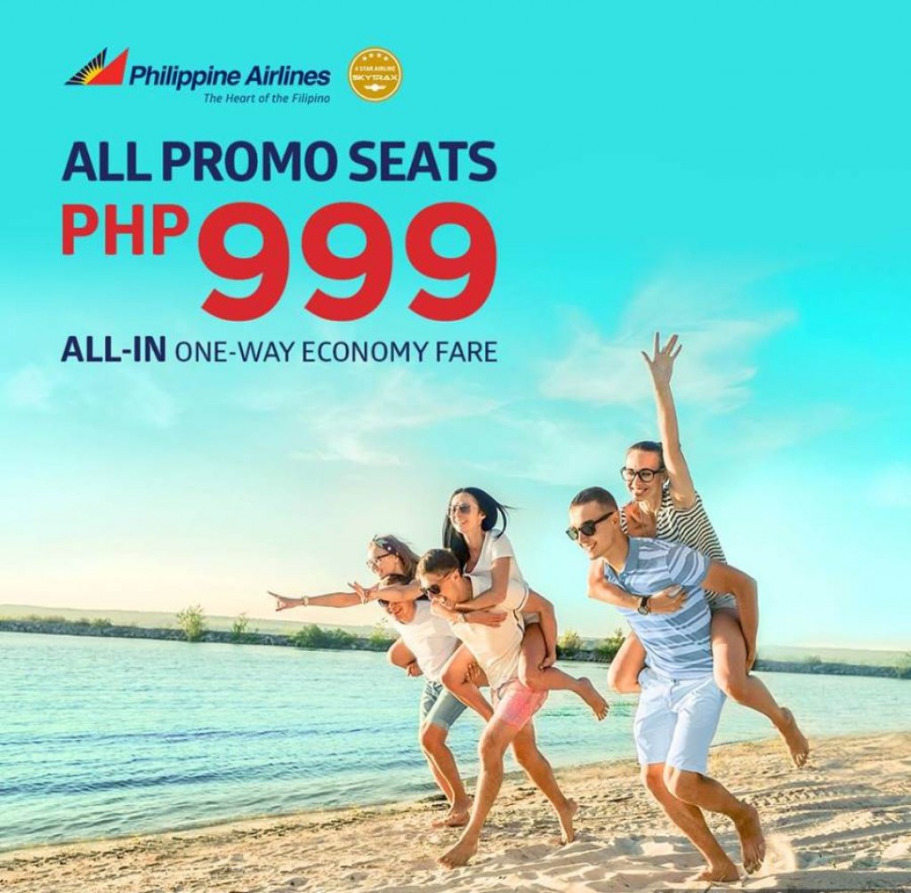 Philippine Airlines' PHP999 3-Day Flash Seat Sale until August 3, 2018 Philippine Airlines' PHP999 3-Day Flash Seat Sale