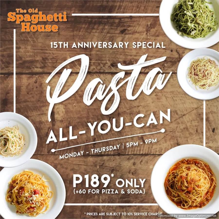 Pasta All You Can Caravan 2018