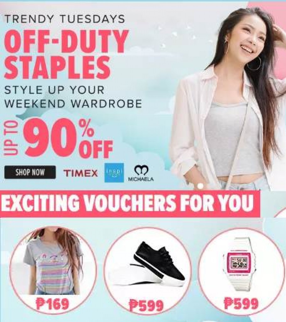 LAZADA Off-Duty Staples - Save Up to 90% on Weekend Wardrobe LAZADA Off-Duty Staples