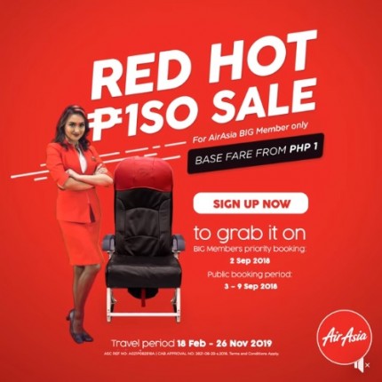 AirAsia Red Hot Piso Sale
