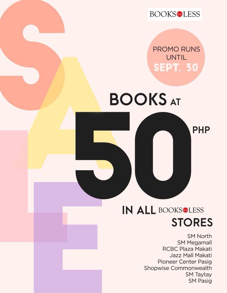 Php50 Books at Books For Less Sale