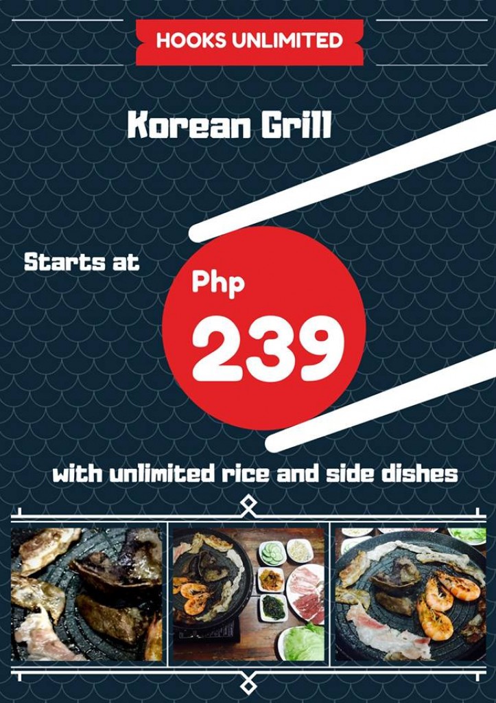 Craveable Eat-All-You-Can Treats at HOOKS Unlimited - Starts at Php239 HOOKS Unlimited