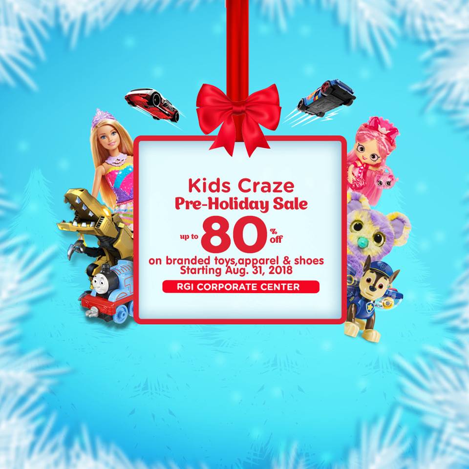 Kids Craze Pre-Holiday Sale 2018