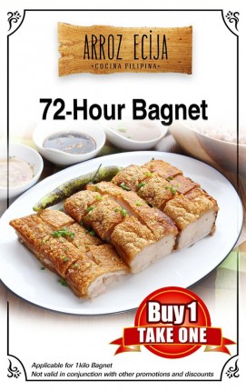 ARROZ ECIJA BGC's Buy 1 Take 1 72-Hour Bagnet