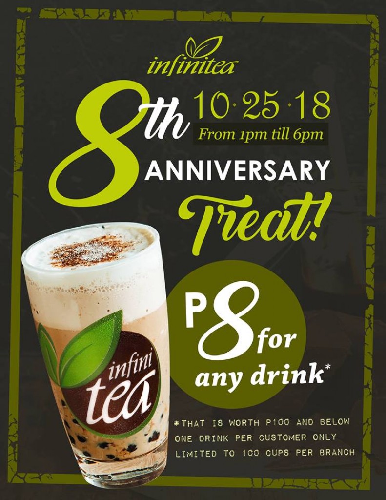 Infinitea 8th Anniversary Treat