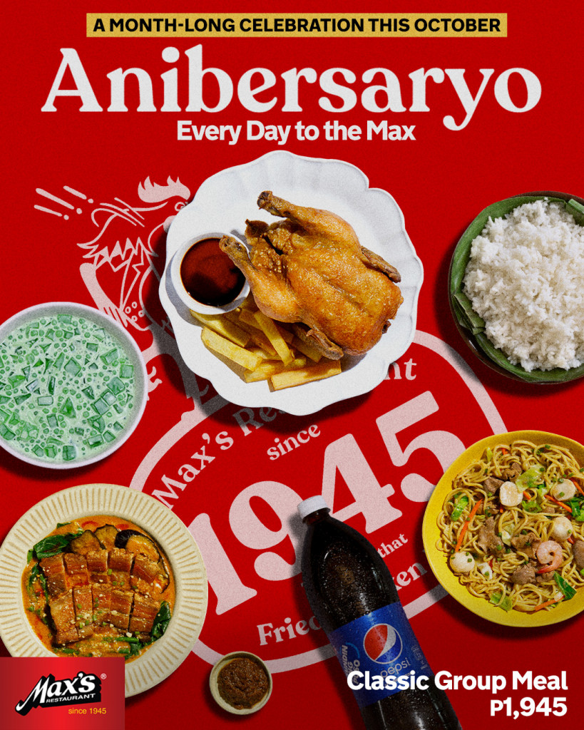 Max's Restaurant 77th Anniversary Treats and Sarap-to-the-Bone Deals Max's Restaurant 77th Anniversary Treats