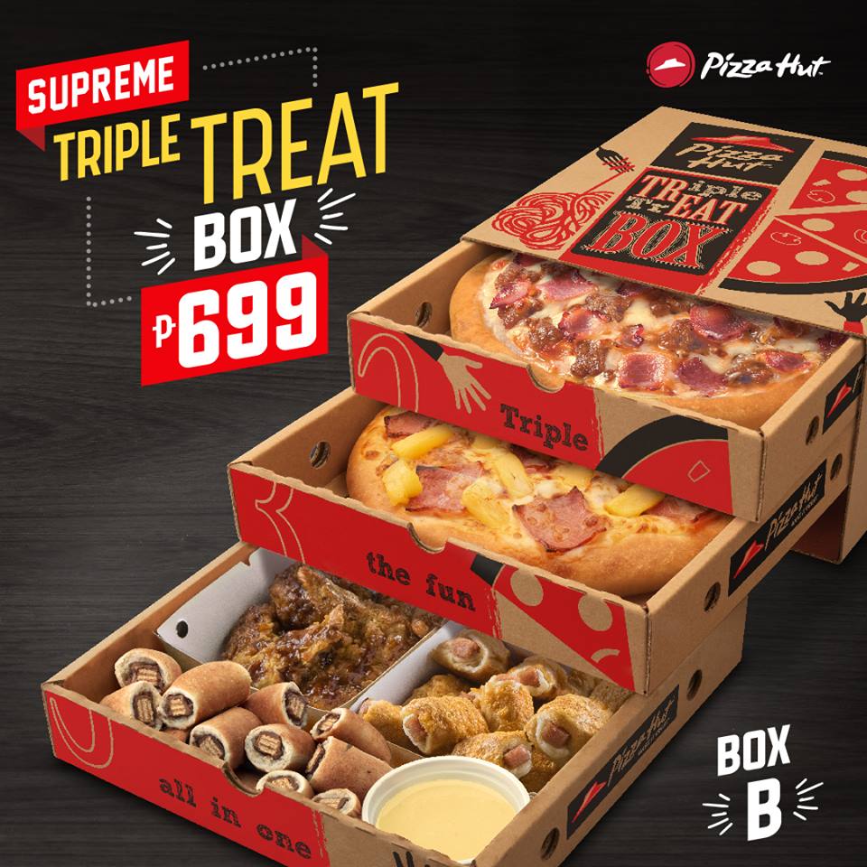 Pizza Hut's Supreme Triple Treat Box