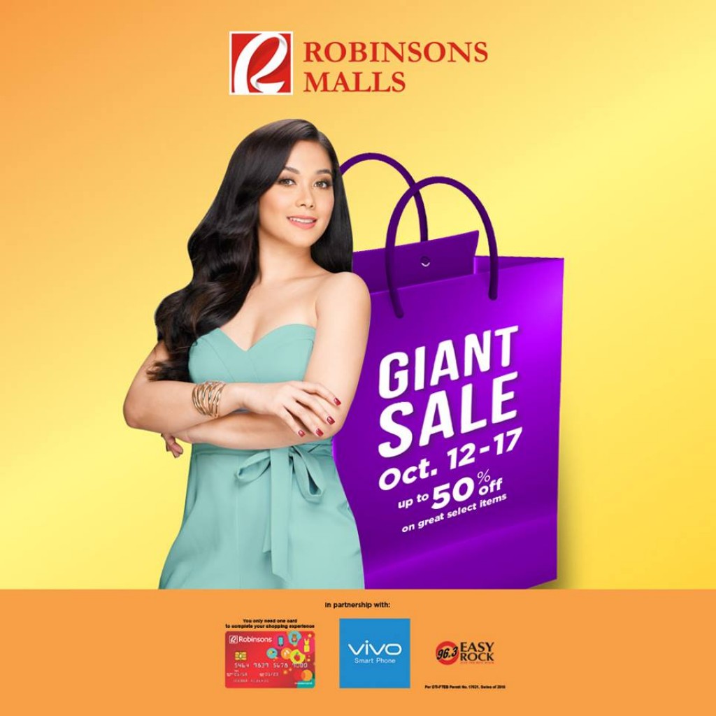 Robinsons Malls' Giant October Sale 2018 - October 12-17 Robinsons Malls' Giant October Sale 2018