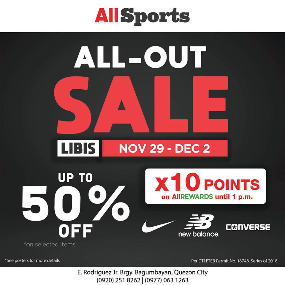 AllSports All-Out Sale 2018