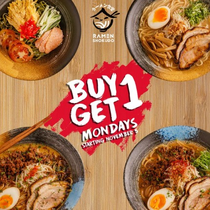 Ramen Shokudo's Buy One Get One Mondays