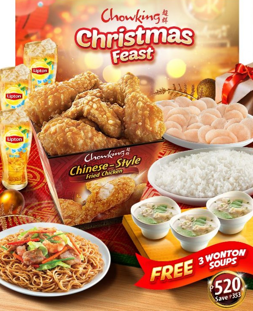 Chowking's Christmas Feast 2018 until December 31 Chowking's Christmas Feast 2018