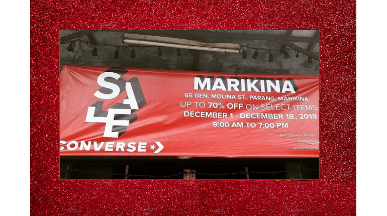 Converse Marikina Warehouse Sale 2018