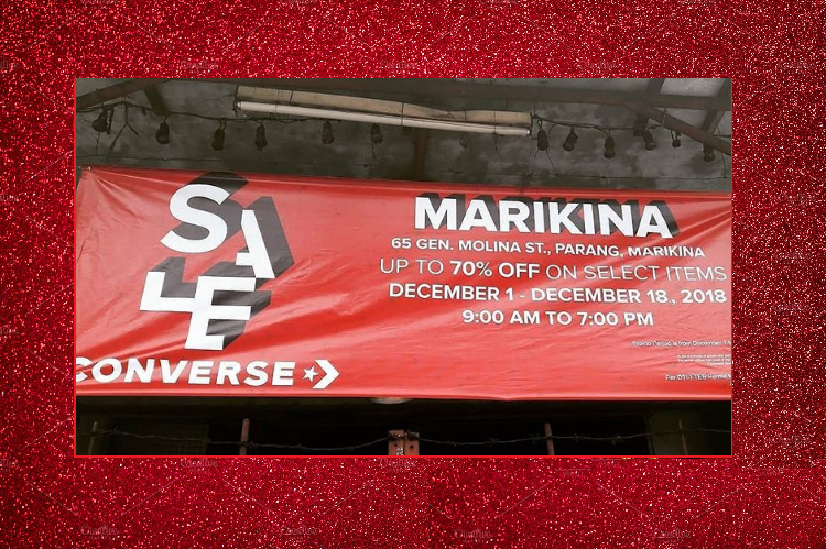 Converse Marikina Warehouse Sale 2018
