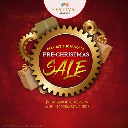 Festival Mall’s All-Out Shopaholic Pre-Christmas Sale 2018
