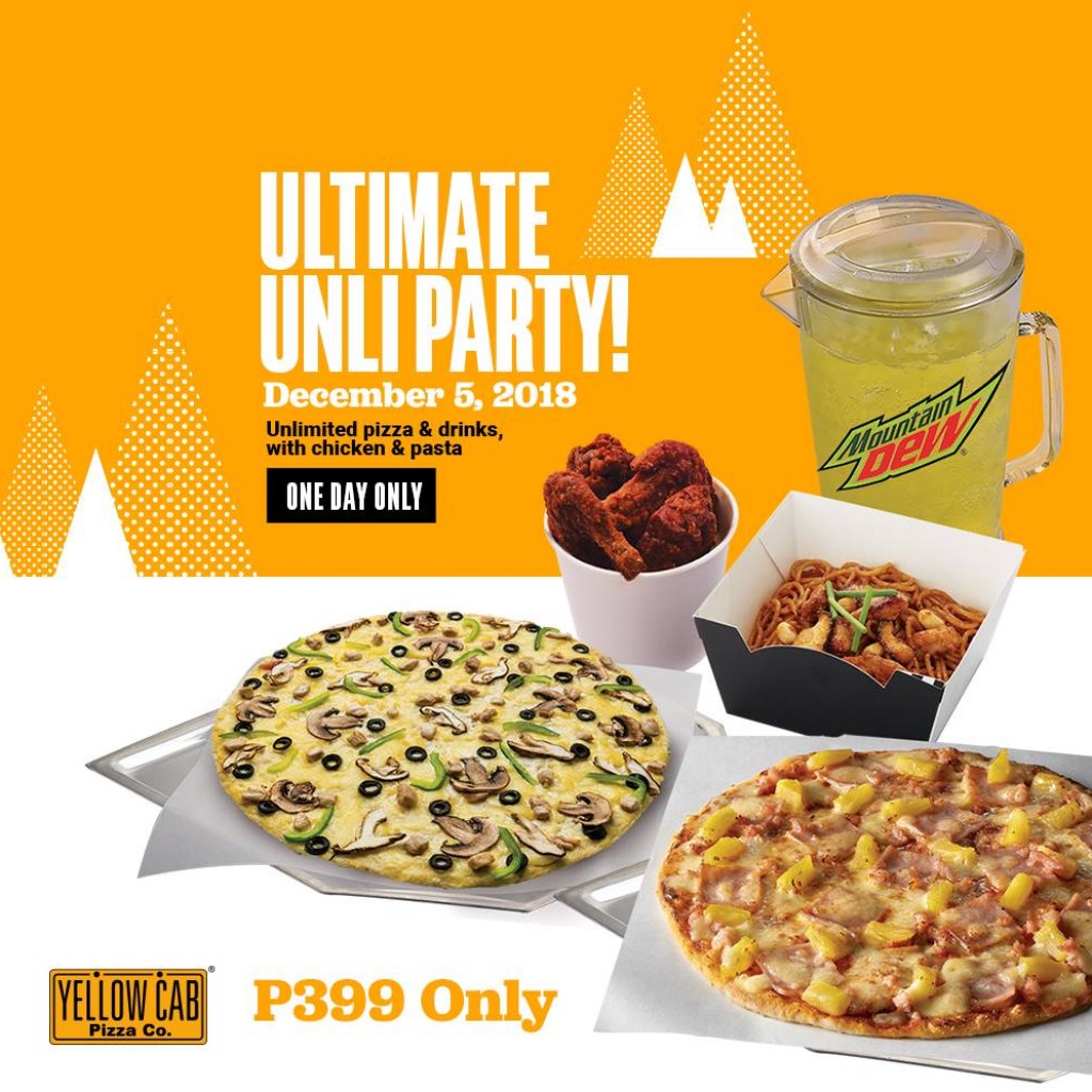 Yellow Cab Pizza's Ultimate Unli Party - December 5, 2018 ONLY! Yellow Cab Ultimate Unli Party 1024x1024 1543973753