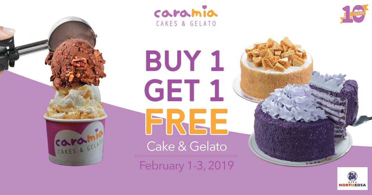 Cara Mia Buy 1 Get 1 FREE at SM North Edsa