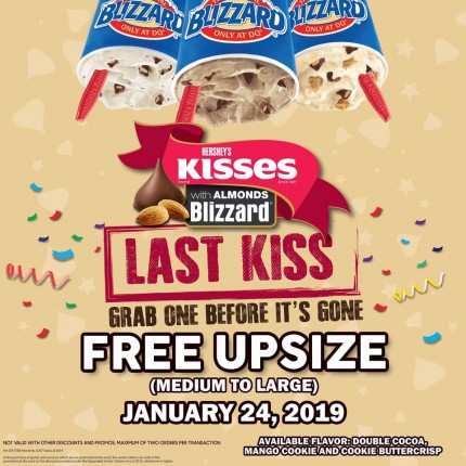 Hershey’s Kisses with Almonds Blizzard
