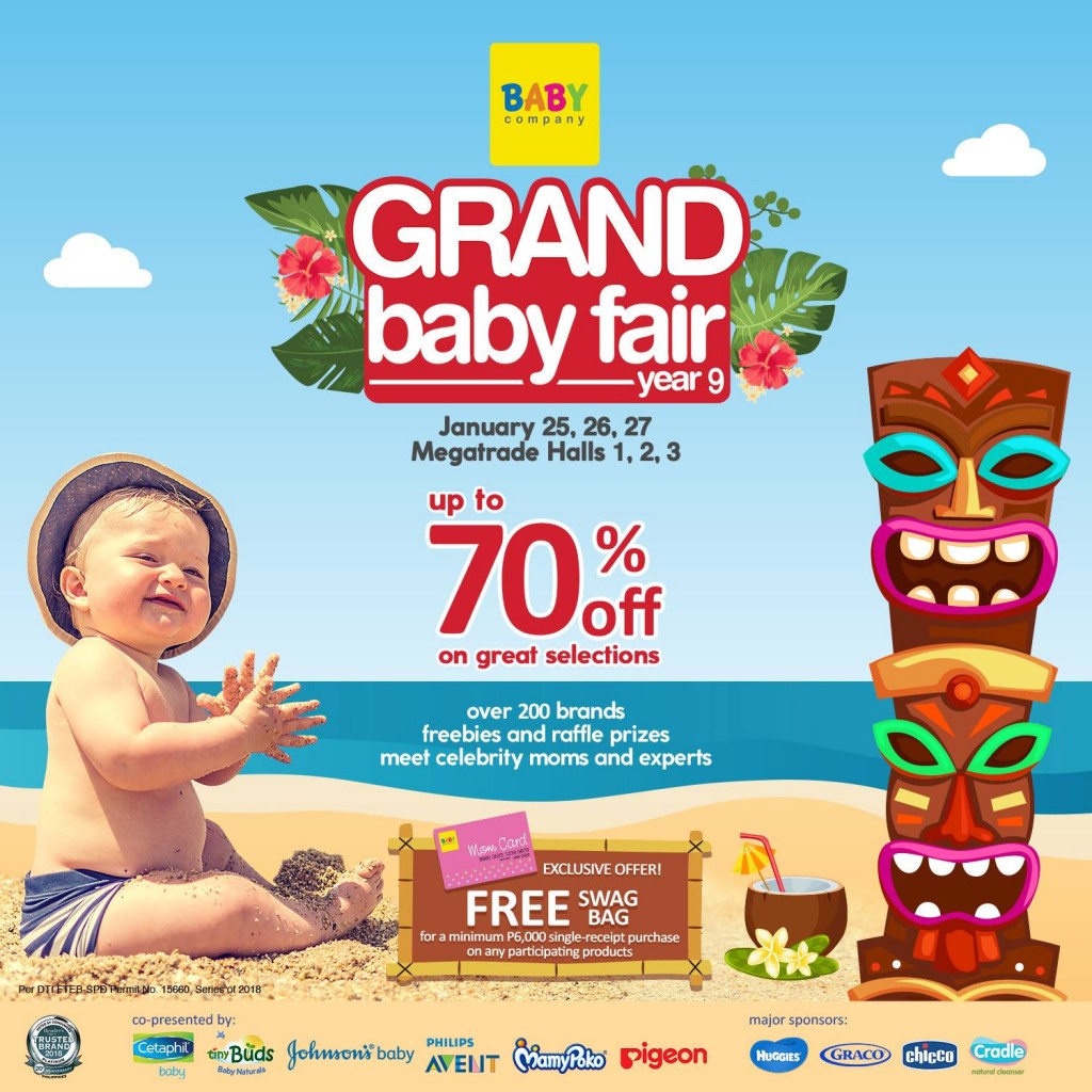 Grand Baby Fair Year 9 from January 25-27, 2019 Grand Baby Fair Year 9