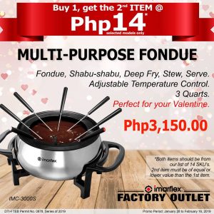 Imarflex Factory Outlet's Buy 1 Get 2nd Item for Php14