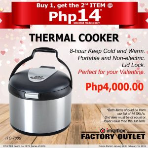 Imarflex Factory Outlet's Buy 1 Get 2nd Item for Php14